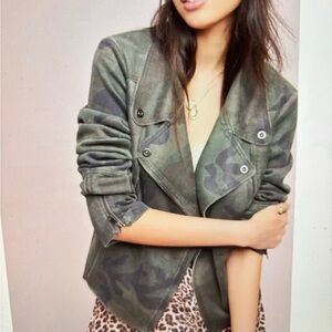 Olive Camouflage Utility Jacket